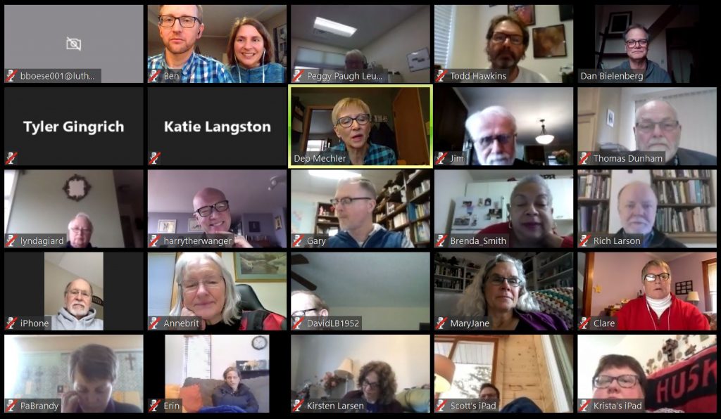 Screenshot of webinar session01
