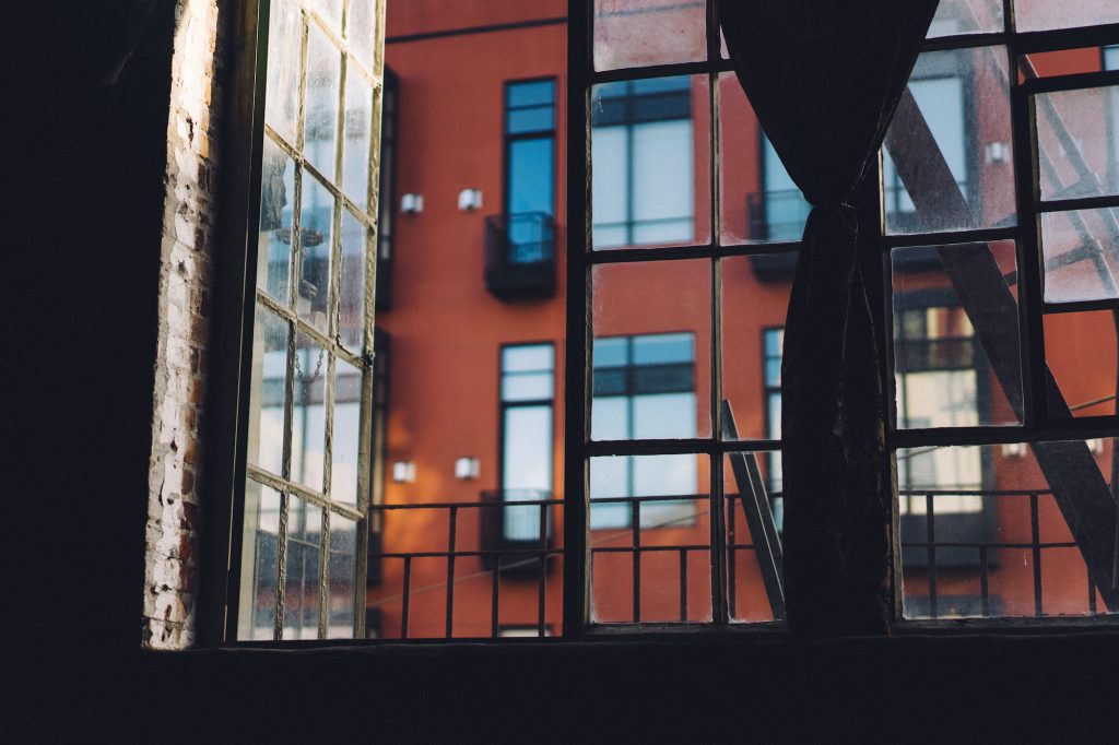 Open window