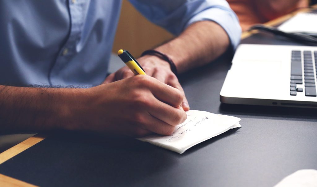 writing a list