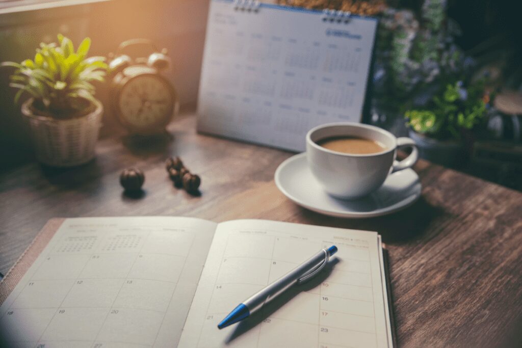 calendar and agenda