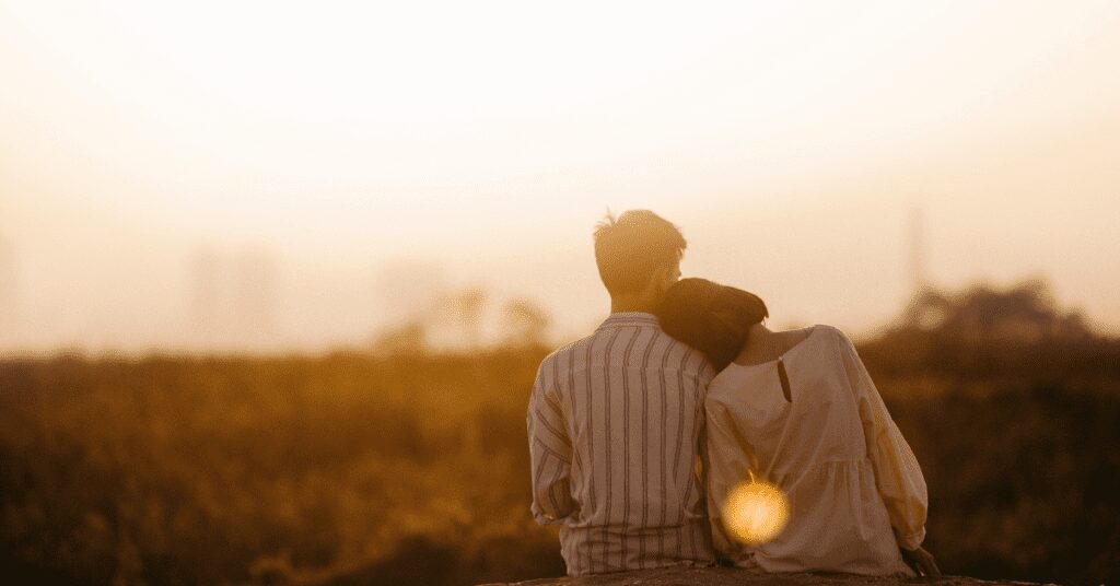 couple sunset