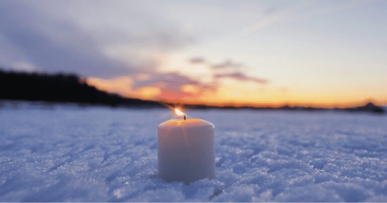 candle snow