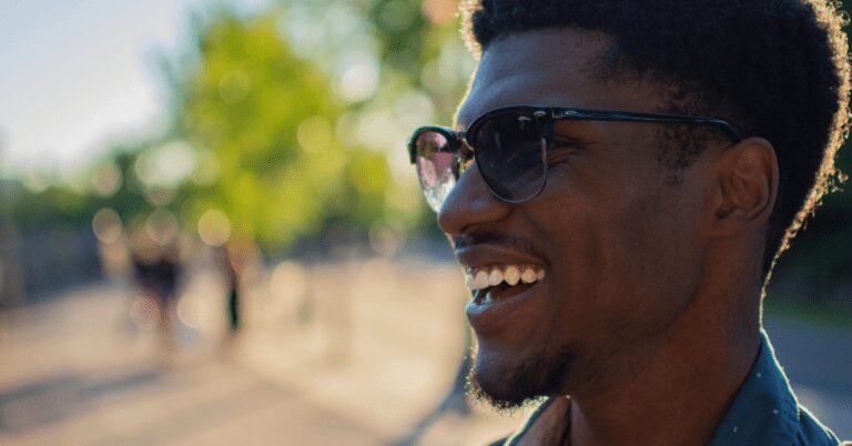 smiling man