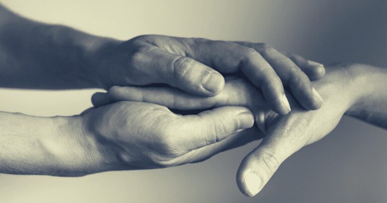 holding hands