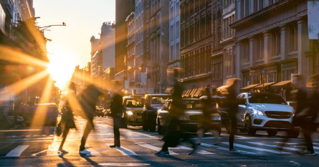 city blur
