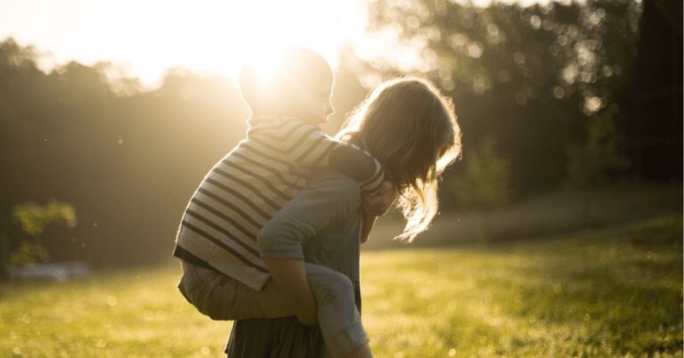 children outside