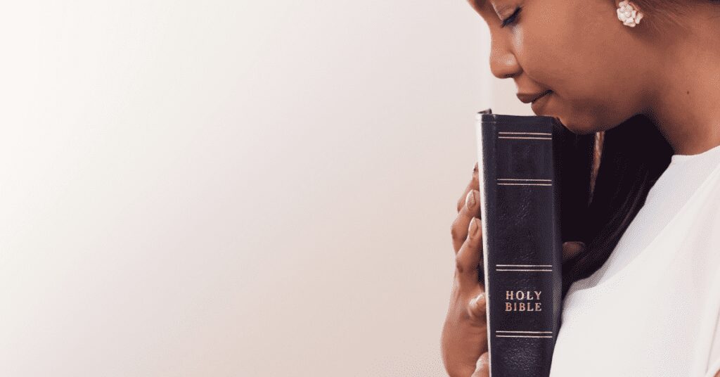 woman with bible
