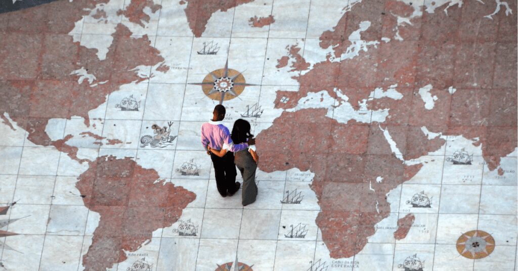 map and couple