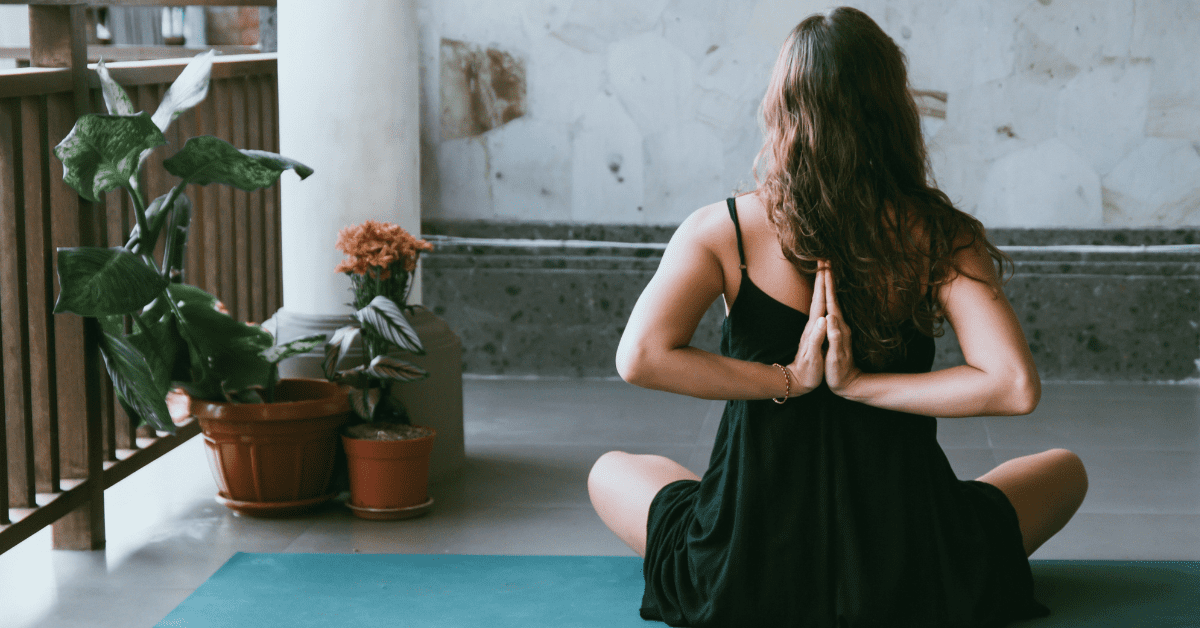 photo of woman doing yoga