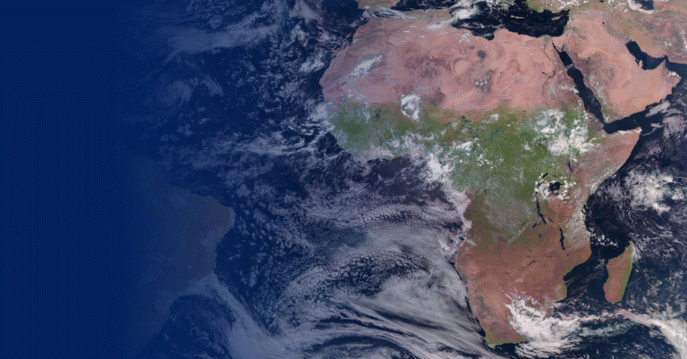 satellite image of Africa