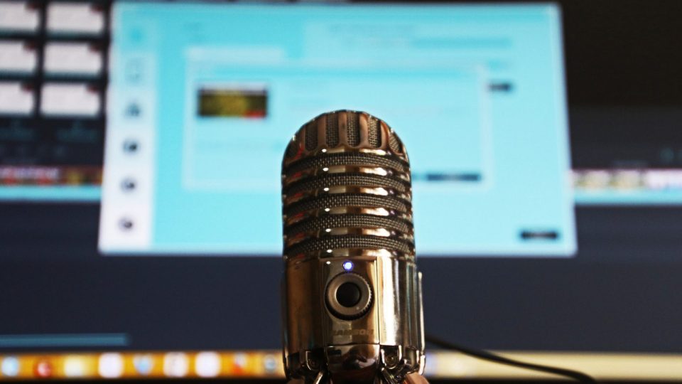 microphone and computer